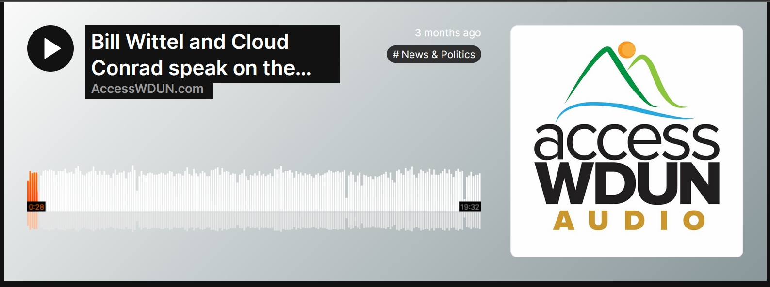 Source: SoundCloud, Access WDUN